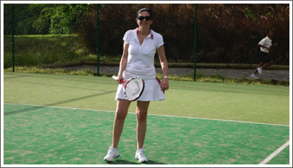 Tennis, farewell sunglasses